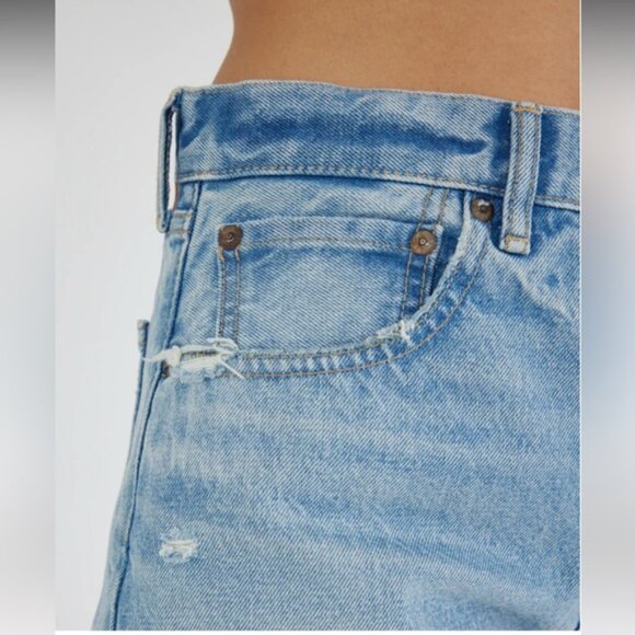 Moussy McKendree Shorts in color light blue - Picture 6 of 12